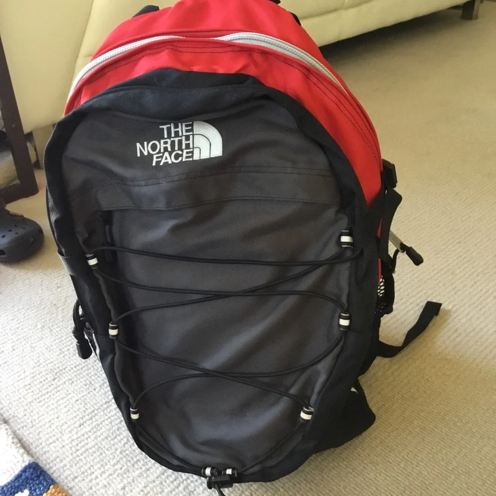 The North Face Red and Black Men's Daypack Backpack